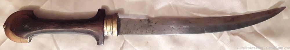 Antique Arab Islamic Koummya Khanjar Jambiya Handmade Knife Dagger&Scabbard-img-5