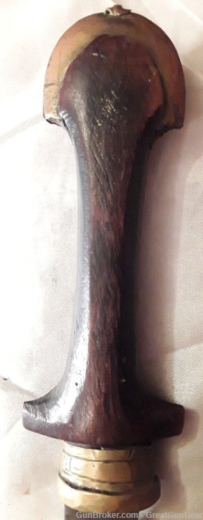 Antique Arab Islamic Koummya Khanjar Jambiya Handmade Knife Dagger&Scabbard-img-9