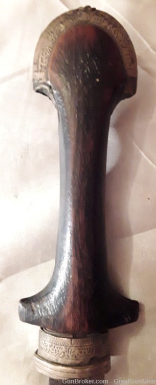 Antique Arab Islamic Koummya Khanjar Jambiya Handmade Knife Dagger&Scabbard-img-8