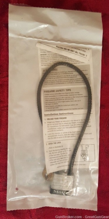 Browning Regal Savage Arms Master Lock Firearm Gun Safety Locks Lot of 4-img-4
