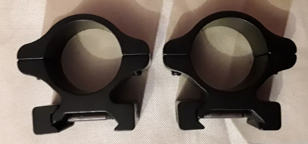 Detachable Weaver-Style Scope Rings Matte 1" Low with Screws-img-1