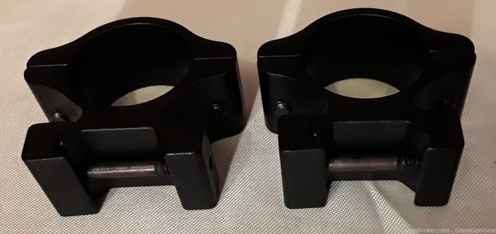 Detachable Weaver-Style Scope Rings Matte 1" Low with Screws-img-2