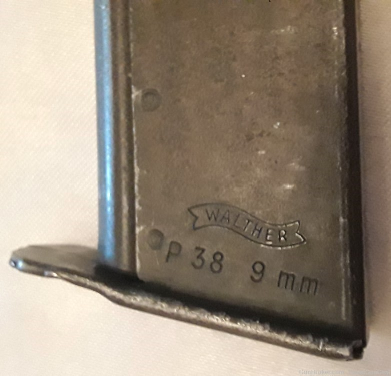 1964 Walther P1 Semi-Automatic Pistol Caliber 9MM with Leather Holster-img-18