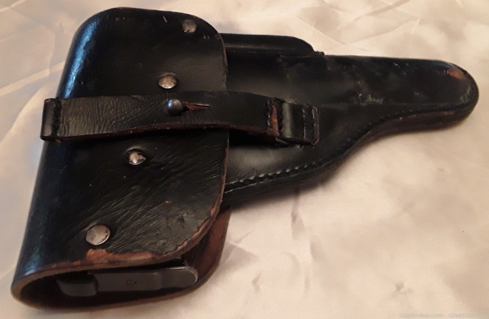 1964 Walther P1 Semi-Automatic Pistol Caliber 9MM with Leather Holster-img-23