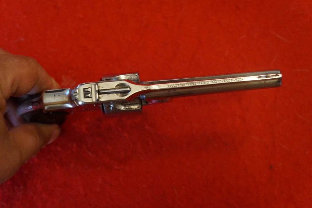 Antique 1887 Smith Wesson 32 Safety Hammerless New Departure Lemon Squeezer-img-3