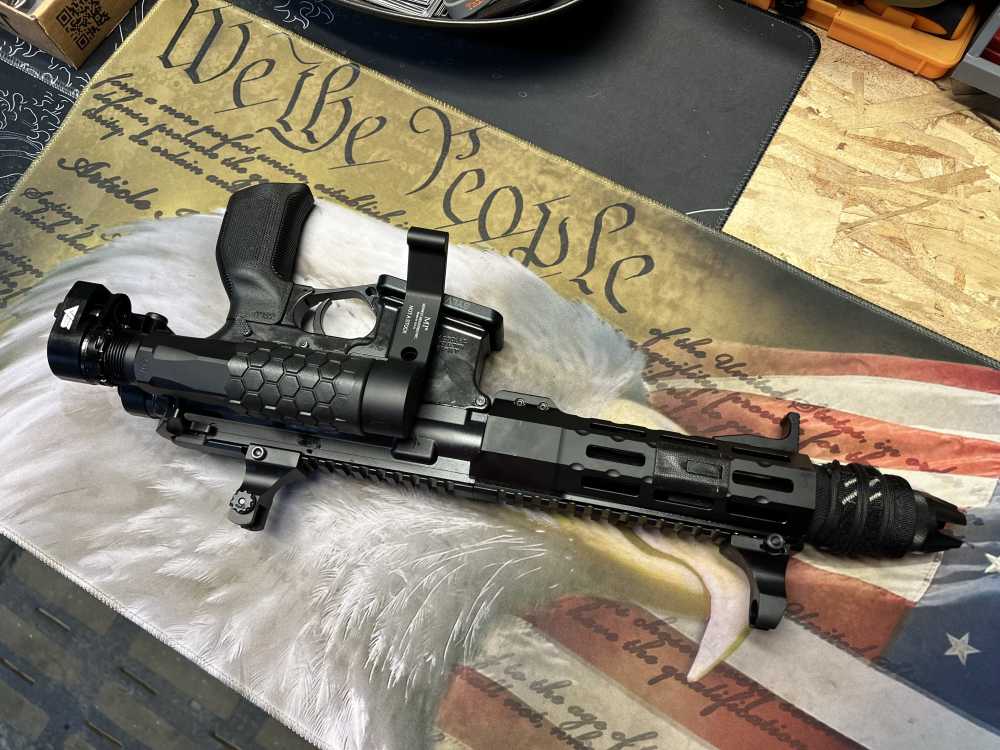 7.5in (556) Folding Truck Gun AR15 Pistol “The Chode” -CWRAY-img-20