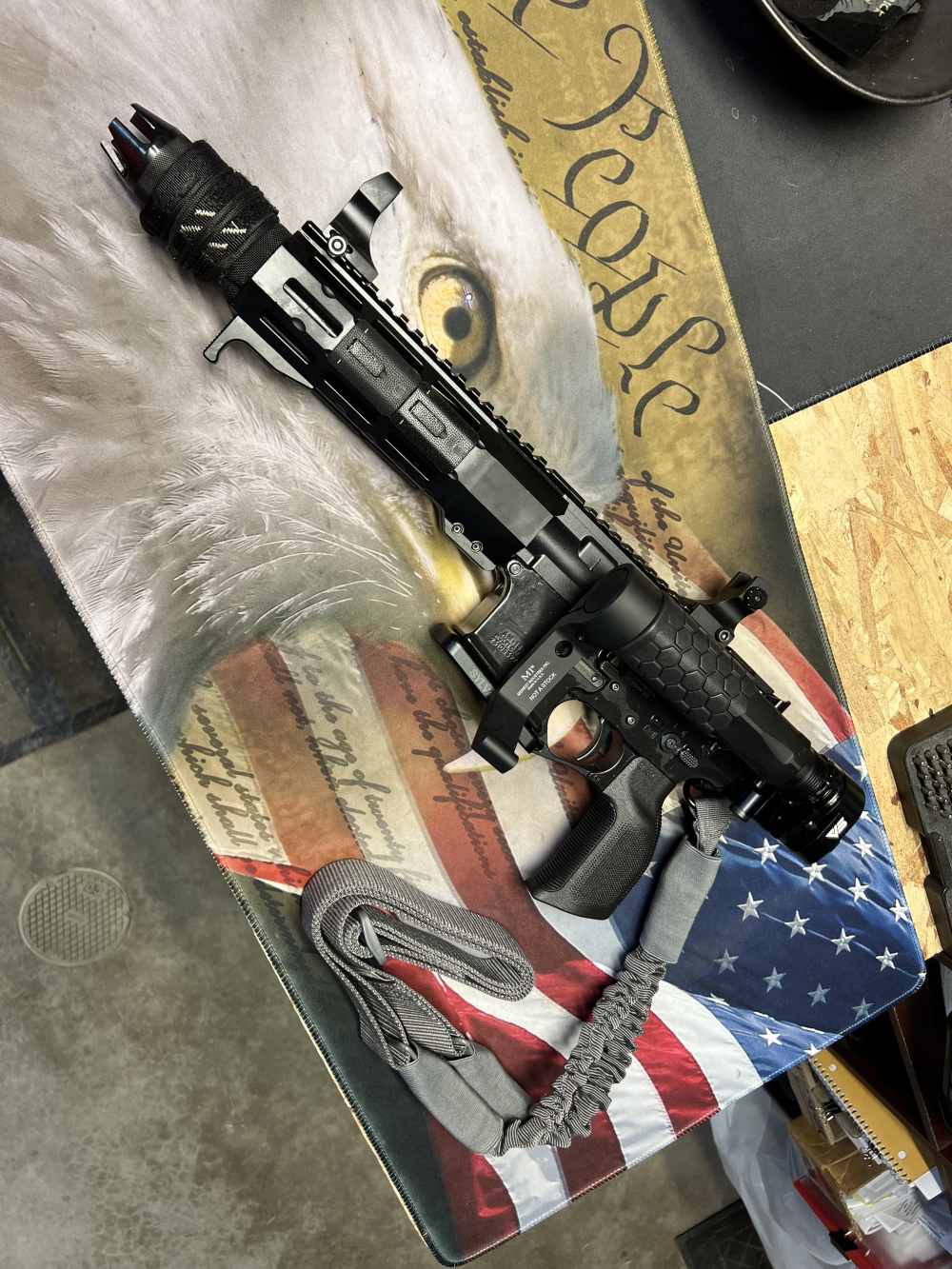 7.5in (556) Folding Truck Gun AR15 Pistol “The Chode” -CWRAY-img-65