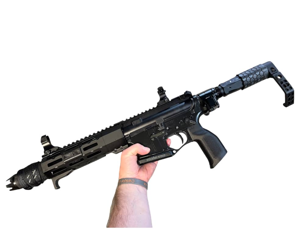 7.5in (556) Folding Truck Gun AR15 Pistol “The Chode” -CWRAY-img-3