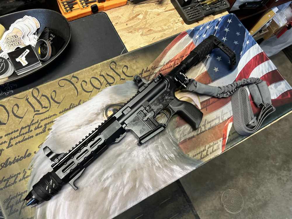 7.5in (556) Folding Truck Gun AR15 Pistol “The Chode” -CWRAY-img-35