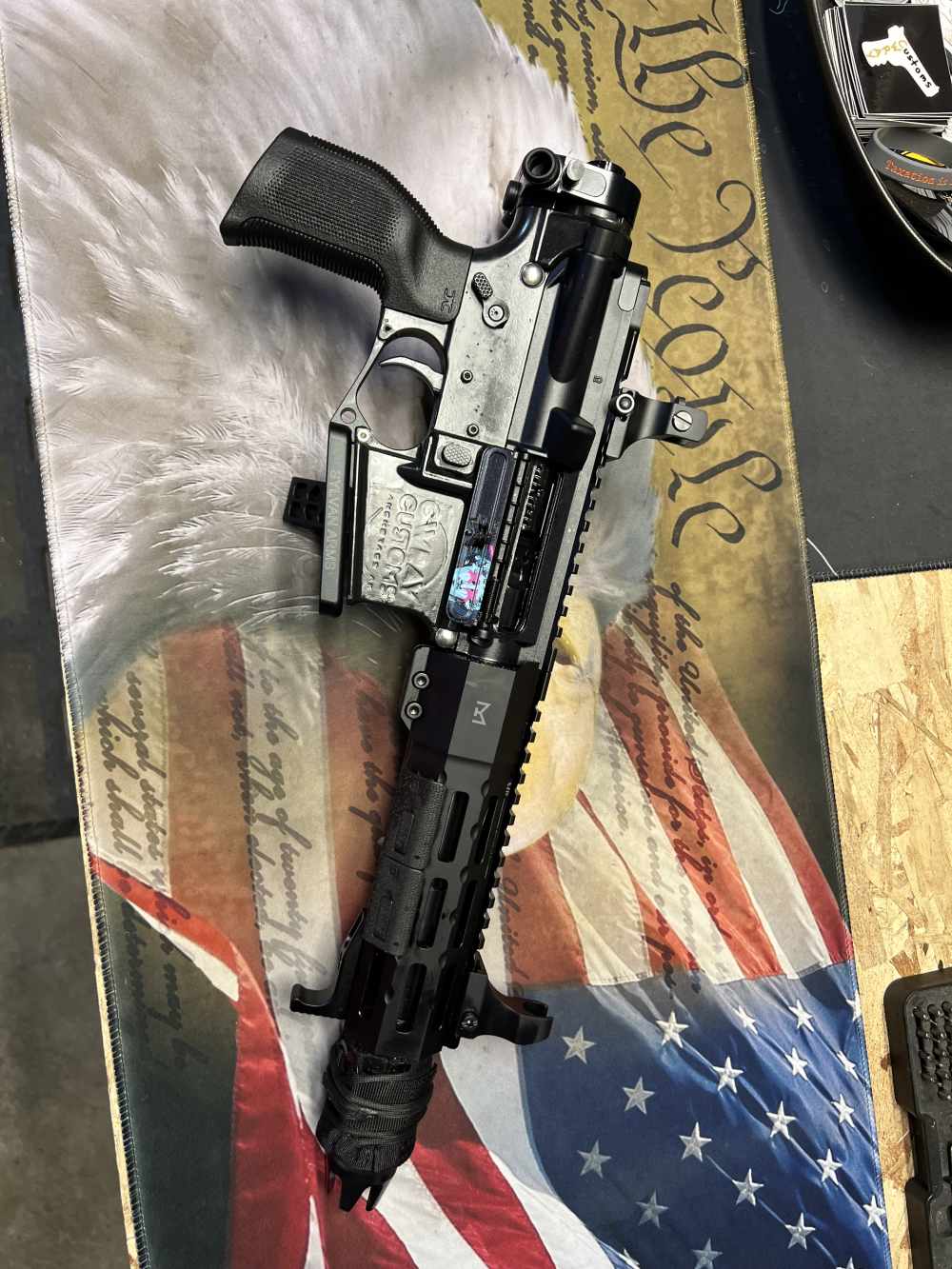7.5in (556) Folding Truck Gun AR15 Pistol “The Chode” -CWRAY-img-19