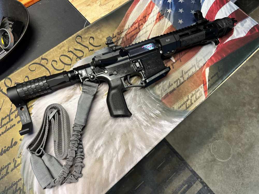 7.5in (556) Folding Truck Gun AR15 Pistol “The Chode” -CWRAY-img-46