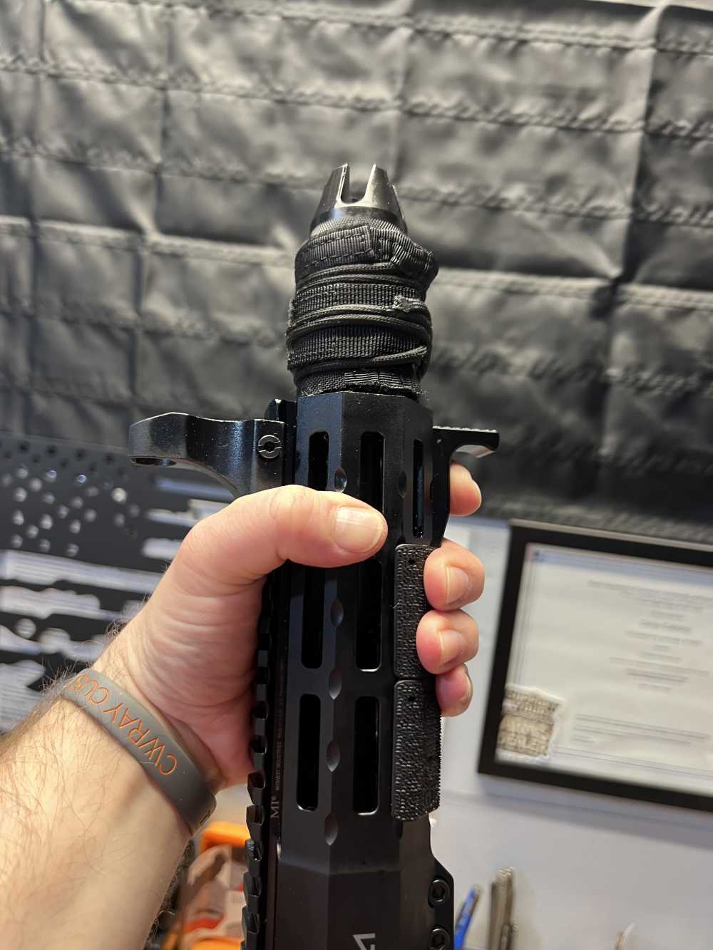 7.5in (556) Folding Truck Gun AR15 Pistol “The Chode” -CWRAY-img-34
