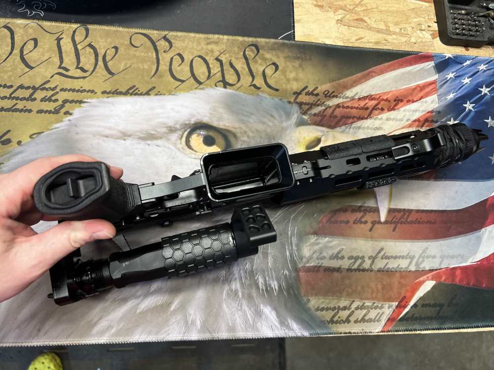 7.5in (556) Folding Truck Gun AR15 Pistol “The Chode” -CWRAY-img-22