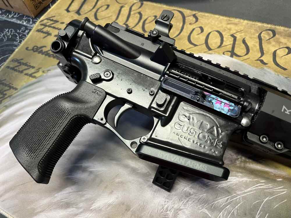 7.5in (556) Folding Truck Gun AR15 Pistol “The Chode” -CWRAY-img-16
