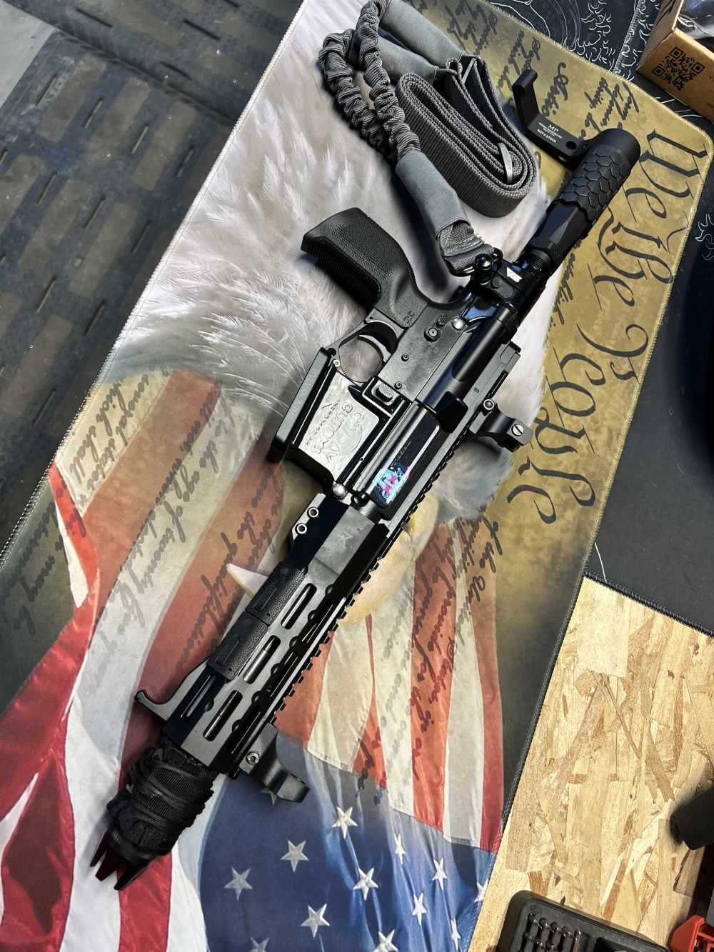 7.5in (556) Folding Truck Gun AR15 Pistol “The Chode” -CWRAY-img-67
