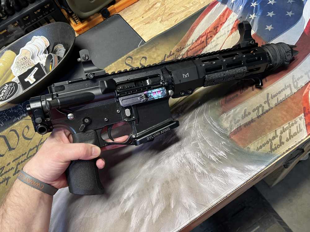 7.5in (556) Folding Truck Gun AR15 Pistol “The Chode” -CWRAY-img-17