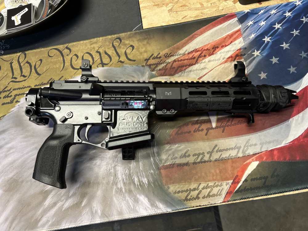 7.5in (556) Folding Truck Gun AR15 Pistol “The Chode” -CWRAY-img-25