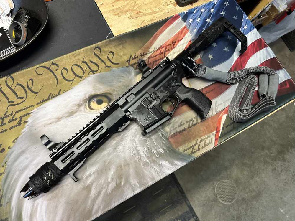 7.5in (556) Folding Truck Gun AR15 Pistol “The Chode” -CWRAY-img-39