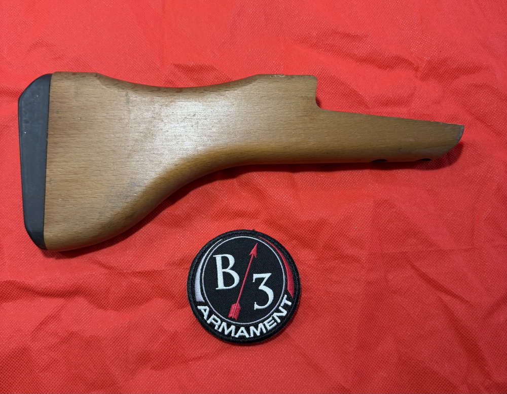  IMI UZI Wood Buttstock EXC  No Rear Attachment Metal-img-0