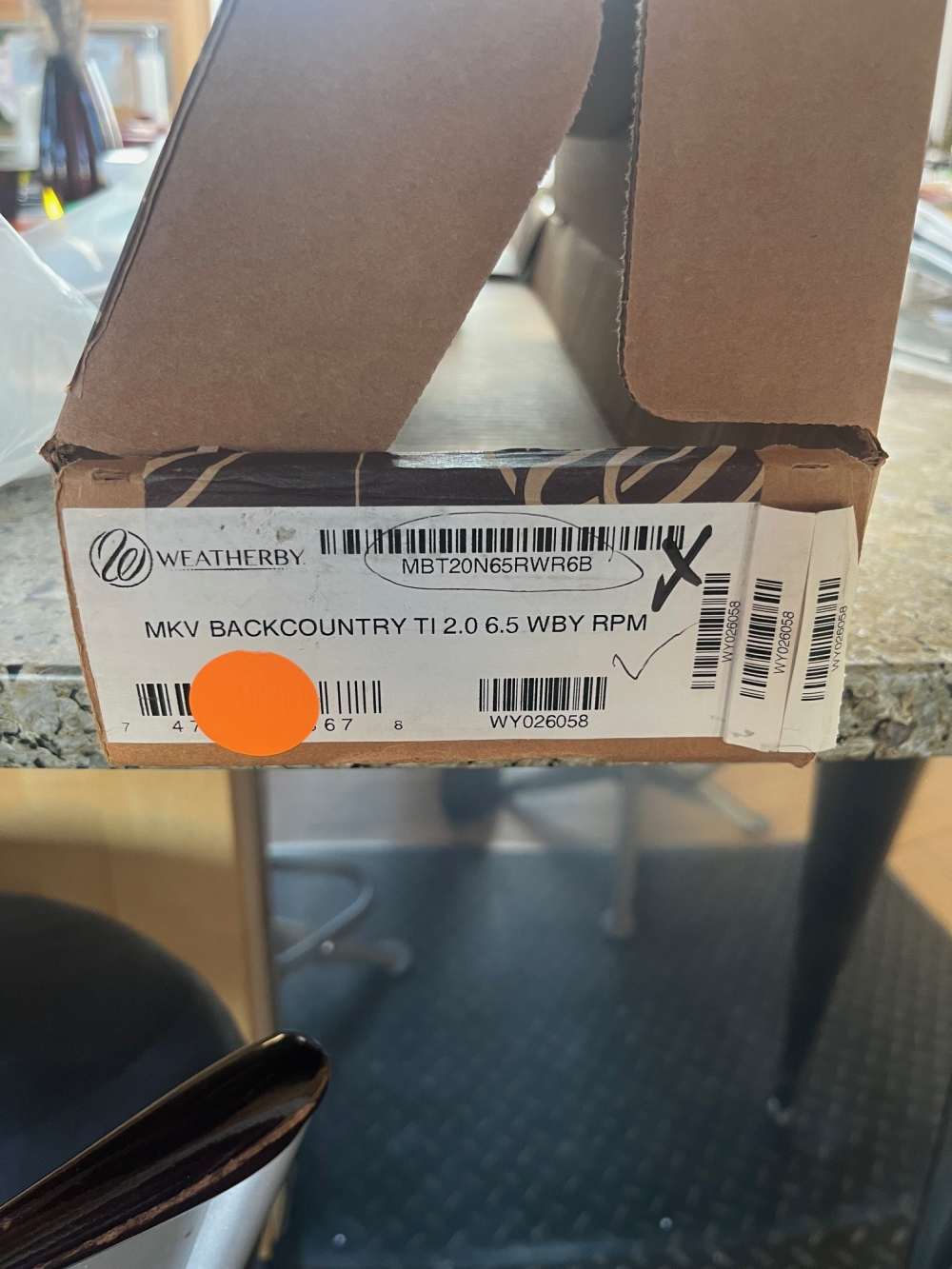 WBY Mark V BACKCOUNTRY TI 2.0 6.5 WBY RPM  *  NIB  *  Free Shipping  *-img-9