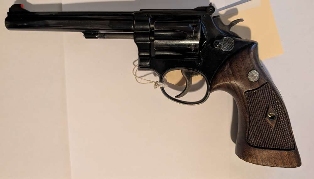 Smith and Wesson Model 17 Double Action 22 LR Revolver-img-1