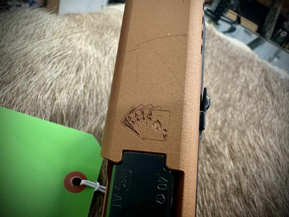 Glock 22 Gen4 copper cerakote -img-2