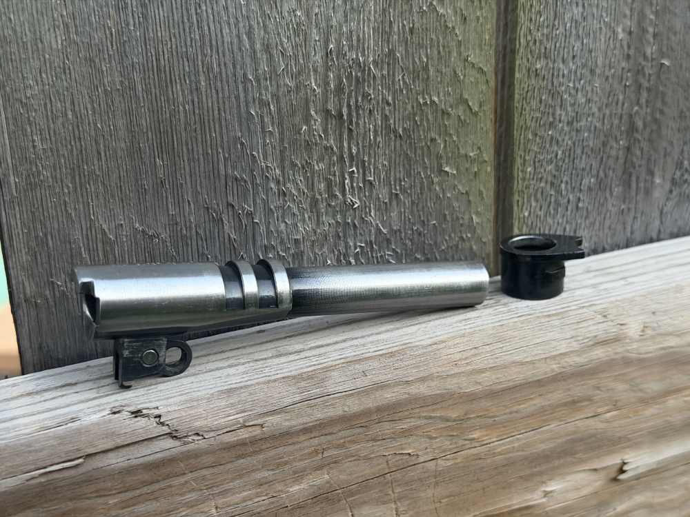 Colt 1911 38 Super Commander Barrel Bushing Slide Upper Series 70 80 9mm Co-img-9