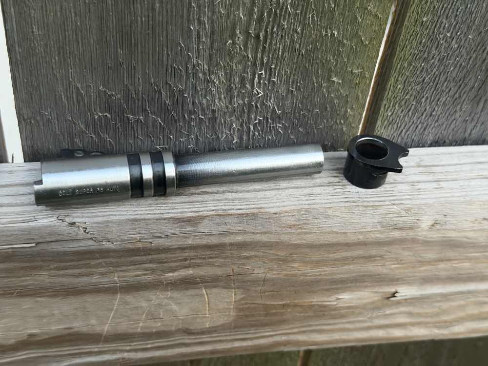 Colt 1911 38 Super Commander Barrel Bushing Slide Upper Series 70 80 9mm Co-img-7