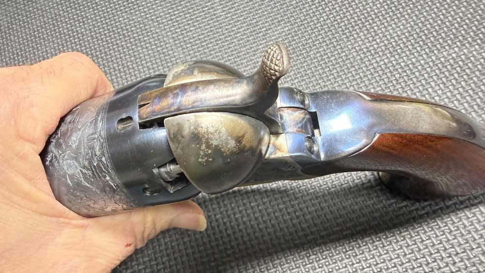 1847 WALKER COLT Revolver by Uberti 44 cal Cap & Ball VG COND W/ Holster-img-16