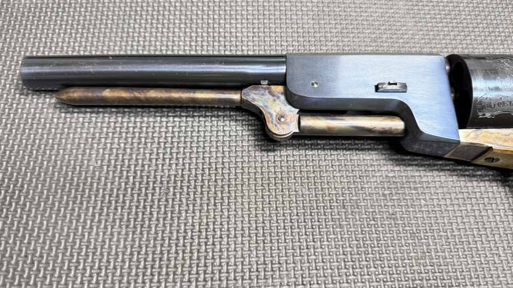 1847 WALKER COLT Revolver by Uberti 44 cal Cap & Ball VG COND W/ Holster-img-8