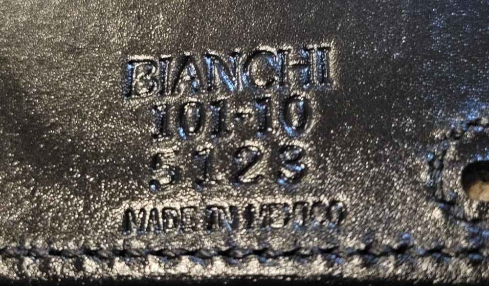 Bianchi Leather 101 Sz10 & Sz16 Foldaway Outside the Waistband Holster new-img-3