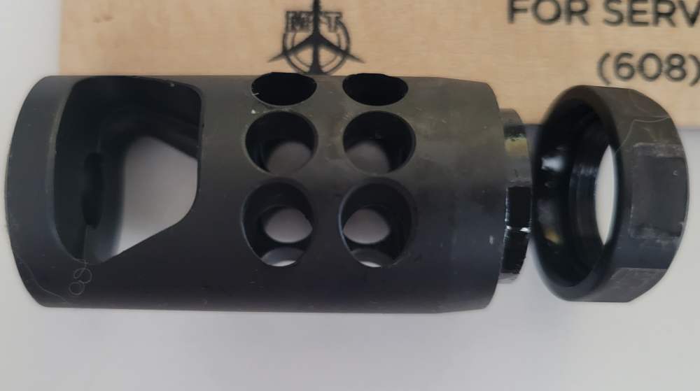 30 Caliber Muzzle Brake Jamb Nut Ruger American Hunter -img-0