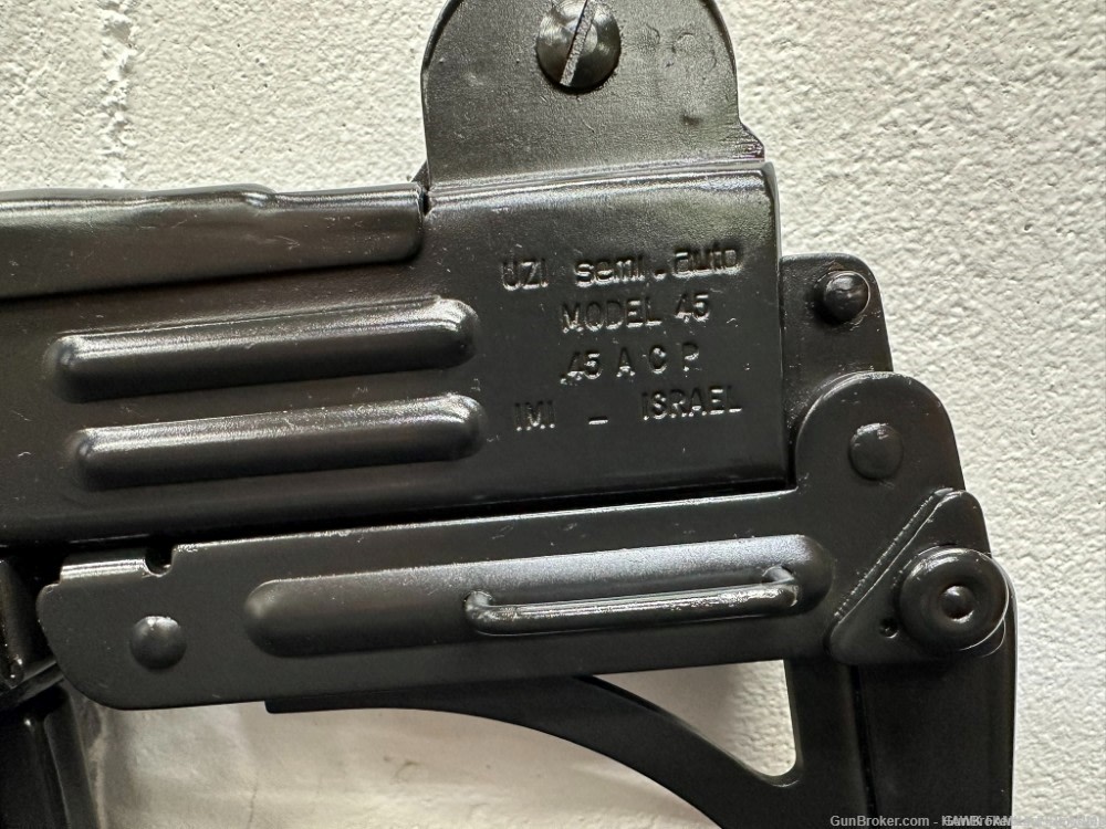 UZI Model A .45 Carbine IMI Rare Excellent-img-7