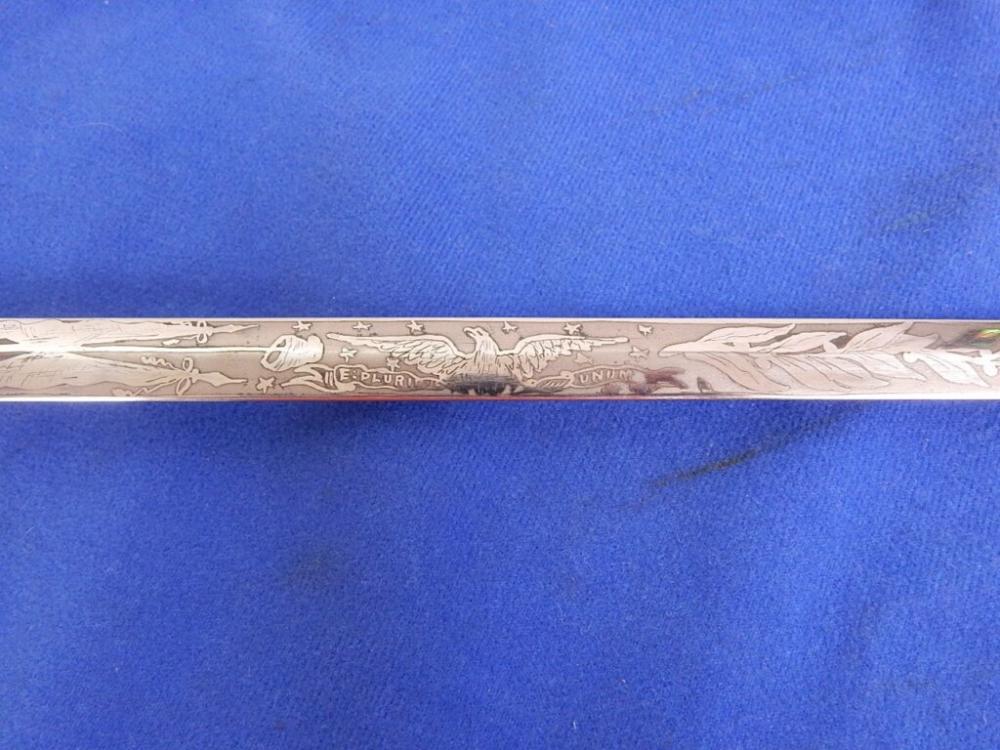 Civil War M1860 Staff & Field Sword with Scabbard-img-5