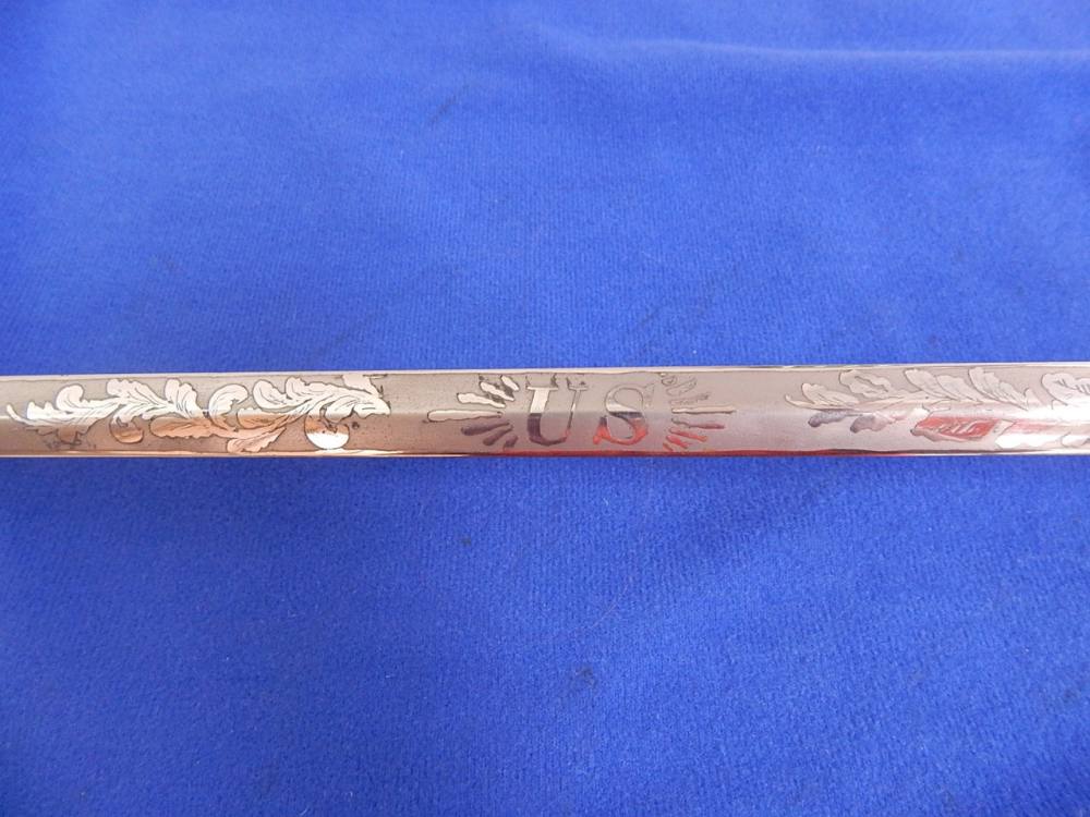 Civil War M1860 Staff & Field Sword with Scabbard-img-10