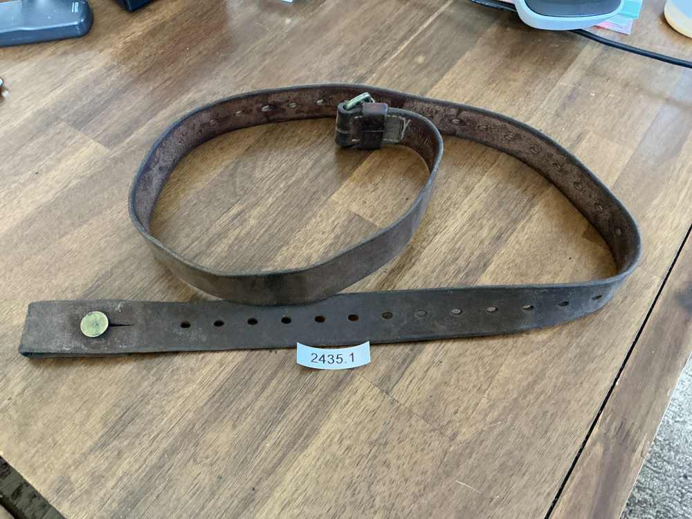 Used Leather Swedish Mauser Sling-img-0