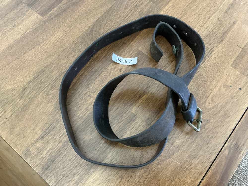 Used Swedish Mauser Leather Rifle Sling-img-0