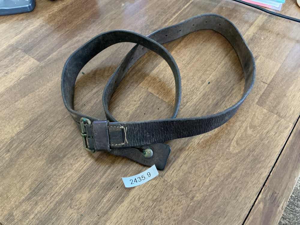 Used Swedish Mauser Leather Sling-img-0