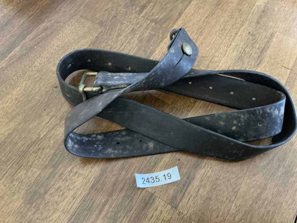 Used Swedish Mauser Leather Rifle Sling-img-0