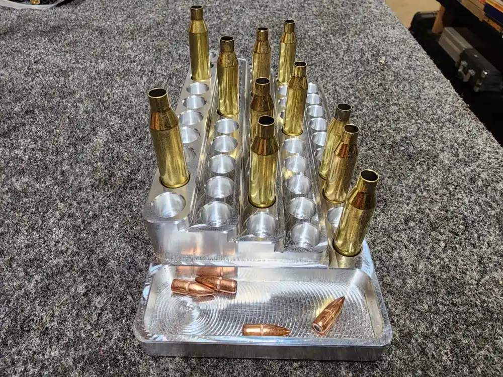 CNC Aluminum Tiered Reloading Block- Standard Calibers by Walberg Precision-img-2