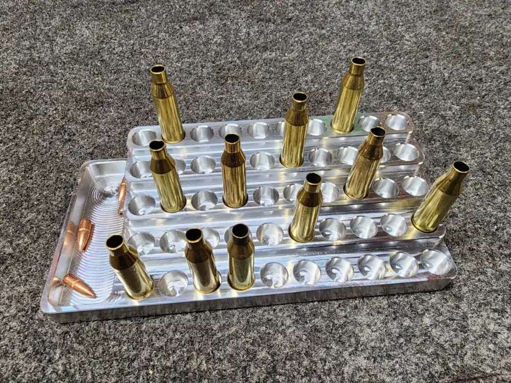 CNC Aluminum Tiered Reloading Block- Standard Calibers by Walberg Precision-img-1