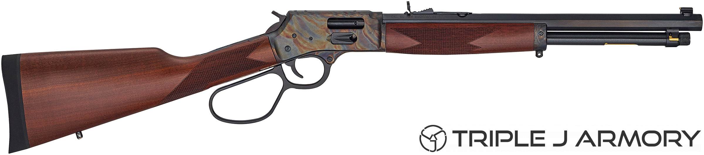 Henry Repeating Arms H12 Color Case 16.5 .357Mag Lever Action Rifle CCH-img-0