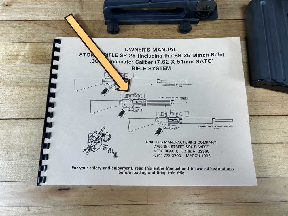 Knights Manufacturing Co. Pre Ban SR-25 Vero Beach STONER CARBINE 16" .308 -img-1