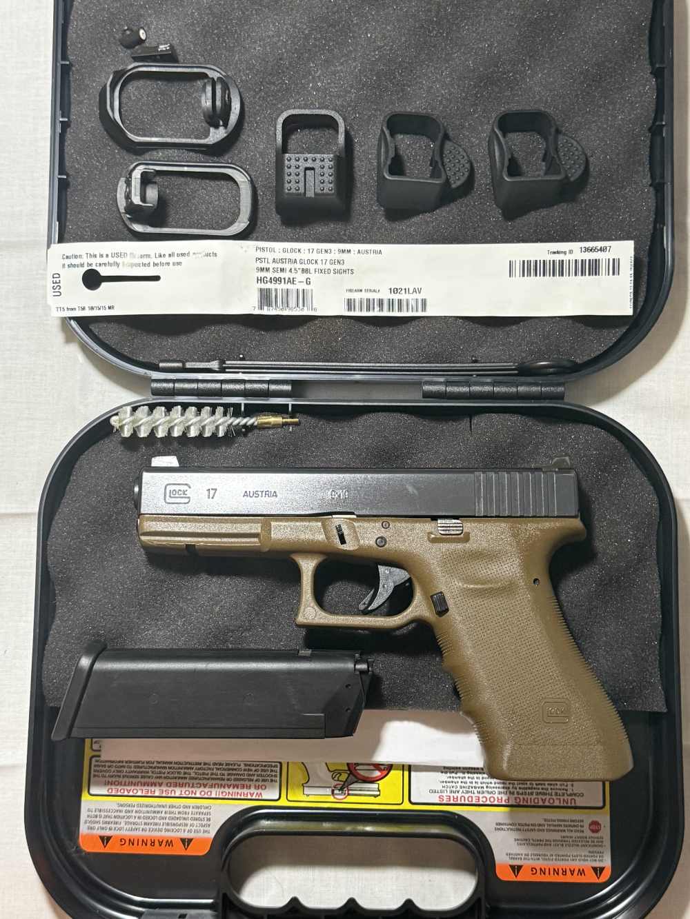 Vickers Glock 17 RTF2 FDE 9mm-img-0