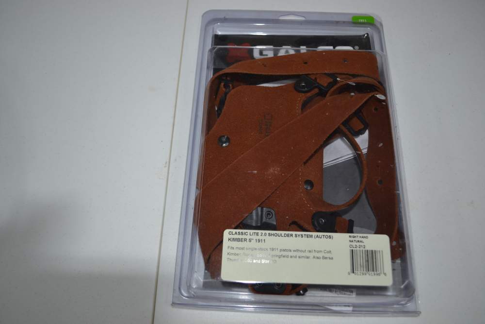 Galco Classic Lite 2.0 RH shoulder holster Single stack 5" 1911's-img-0