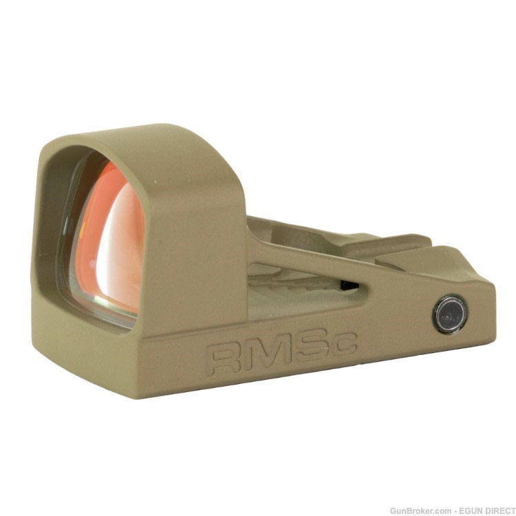 Shield Sights RMSc Glass Edition Red Dot 1X - Flat Dark Earth-img-0