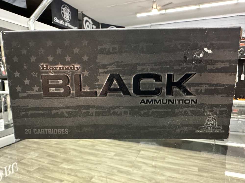 Hornady Black 450 Bushmaster 250gr FTX #82246 20rd box BRAND NEW-img-1