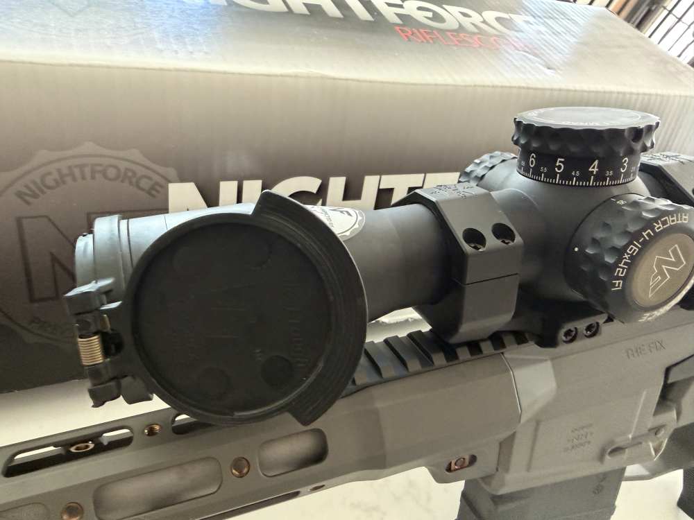 Nightforce ATACR 4-16x42 F1 with Seekins Rings -img-1