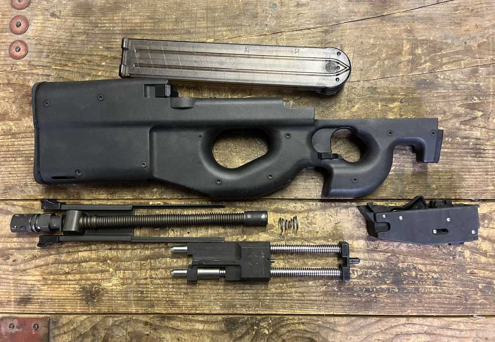 FN P90 Full Auto Parts Kit - Rare W/ Laser-img-7