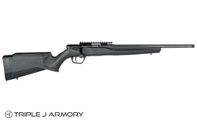 Savage Arms B17 Fv-sr 16.25 TB 17 HMR Bolt Action Rifle Threaded 70803 BLK-img-0